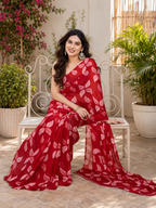Fabrica Vibe Handwoven Bengal Cotton Saree with Unstitched Blouse Piece